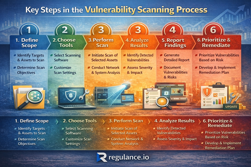Key Steps in the Vulnerability Scanning Process