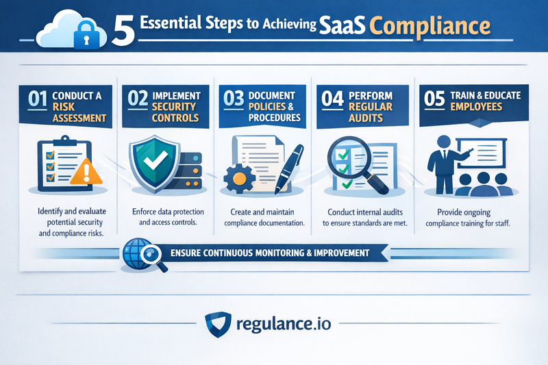 5 Essential Steps to Achieving SaaS Compliance