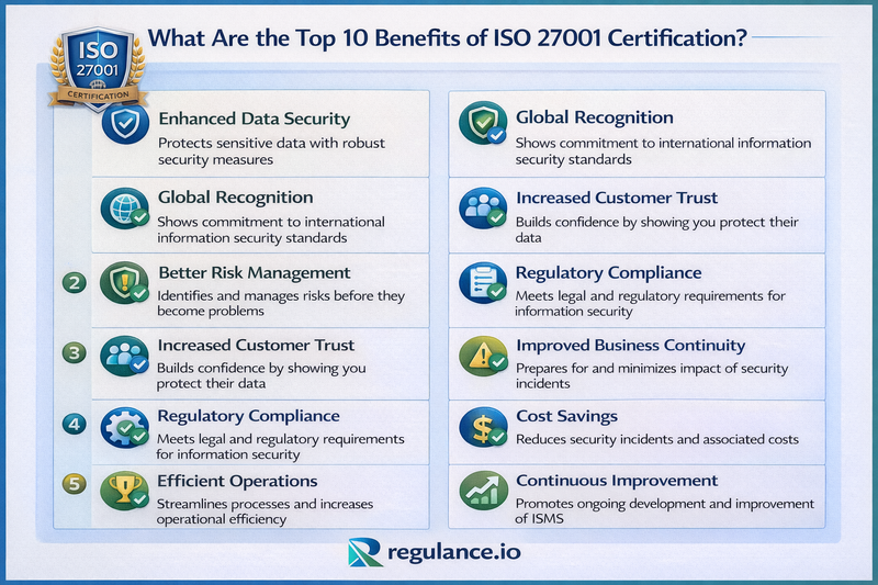 What Are the Top 10 Benefits of ISO 27001 Certification?