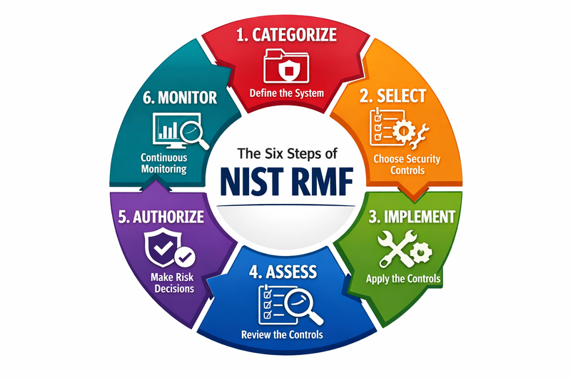 The Six Steps of NIST RMF