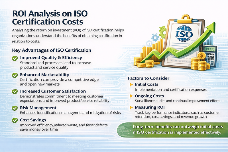 ROI analysis on ISO Certification Costs