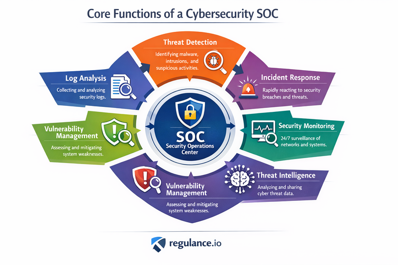 Core Functions of a Cybersecurity SOC