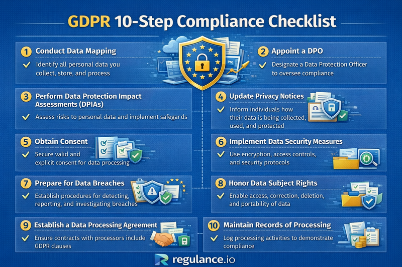 GDPR 10-Step Compliance Checklist