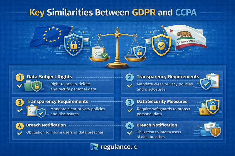 Similarities Between GDPR and CCPA